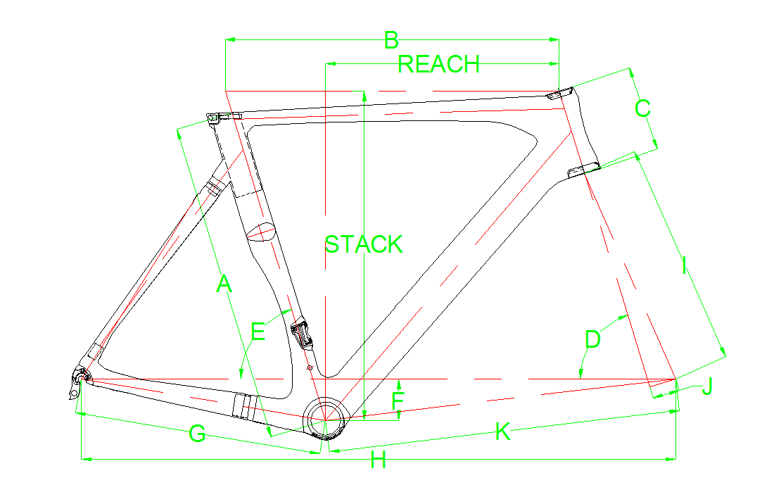 Rim Brake Bike Frame